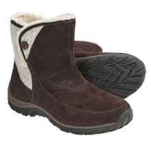 Patagonia Attlee Snap Winter Boots - Waterproof, Recycled Materials (For Women) in Espresso - Closeouts