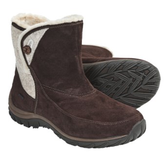 Patagonia Attlee Snap Winter Boots - Waterproof, Recycled Materials (For Women) in Espresso