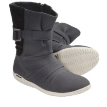 Patagonia Kula Buckle Boots - Microfiber (For Women) in Forge Grey - Closeouts