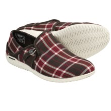 Patagonia Kula Button Shoes - Slip-Ons (For Women) in Red Plaid - Closeouts