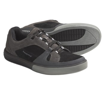 Patagonia Lantic Sneakers - Suede, Recycled Materials (For Men) in Narwahl Grey/Black