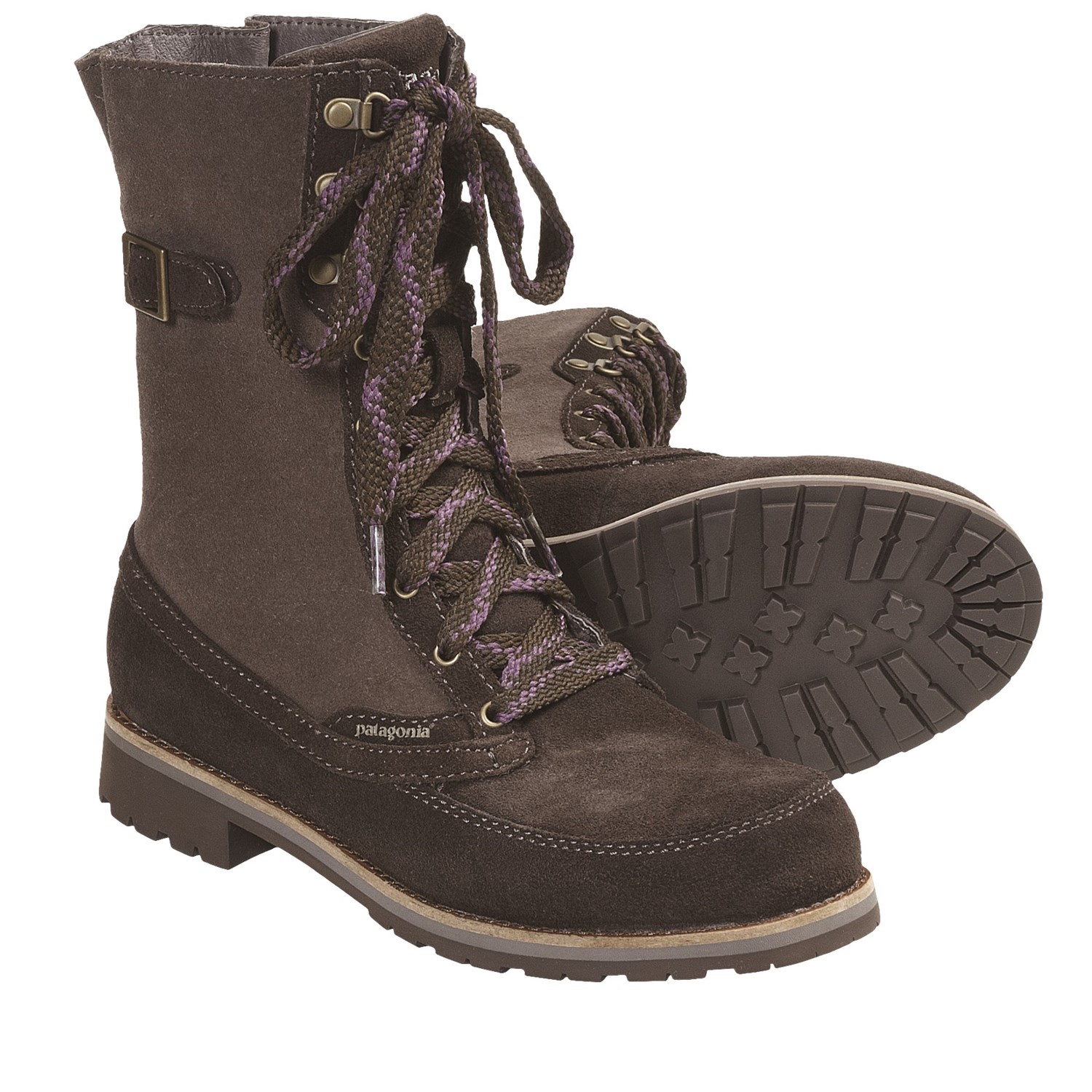 Patagonia Tin Shed Buckle Boots (For Women) in Espresso
