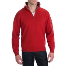 Paul & Shark Watershed Cotton Pullover - Long Sleeve (For Men) in Red - Closeouts