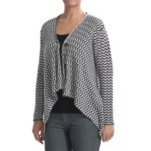 PBJ Sport Spring Cardigan Sweater - Cotton (For Women) in Grey Multi - Closeouts