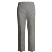 Peace of Cloth Panticular Audrey Pants - Mini-Houndstooth (For Women) in Black / White - Closeouts