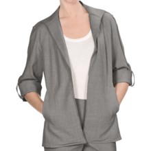 Peace of Cloth Panticular Deidre Versaille Tweed Jacket - Tab Sleeve (For Women) in Nickel - Closeouts