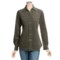 Peace of Cloth Panticular Natlee Shirt - Feather Cord, Stretch Cotton (For Women) in Spruce