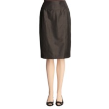 Peace of Cloth Panticular Tina Pencil Skirt - Gloss Twill (For Women) in Copper - Closeouts