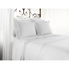 Peacock Alley Arabesque Matelasse Coverlet Set - King in White - Closeouts