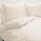 Peacock Alley Ballad Eqyptian Cotton Duvet Cover Set - Queen, 310 TC in Ivory