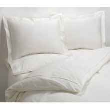 Peacock Alley Canon Duvet Cover Set - King, 310 Thread Count Cotton in Ivory - Closeouts