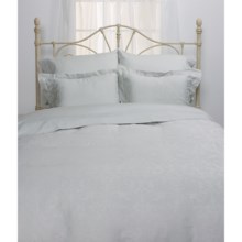 Peacock Alley Damask Fashion Duvet Set - King, 300TC in Blue - Closeouts
