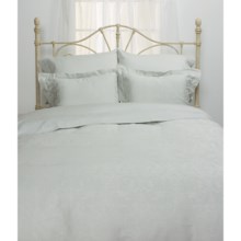 Peacock Alley Damask Fashion Duvet Set - King, 300TC in Sage - Closeouts