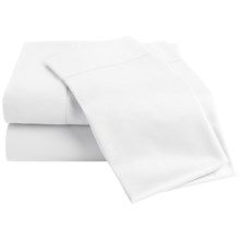 Peacock Alley Lagos Sheet Set - King, 310 TC Cotton Sateen in White - Closeouts