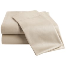 Peacock Alley Lagos Sheet Set - Queen, 310 TC Cotton Sateen in Linen - Closeouts