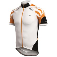 Pearl Izumi 2012 P.R.O. Cycling Jersey - Short Sleeve (For Men) in Safety Orange/White - Closeouts
