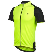 Pearl Izumi Attack Cycling Jersey - UPF 50+, Full Zip, Short Sleeve (For Men) in Screaming Yellow/Black - Closeouts