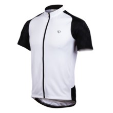 Pearl Izumi Attack Cycling Jersey - UPF 50+, Full Zip, Short Sleeve (For Men) in White/Black - Closeouts
