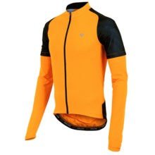 Pearl Izumi Attack Cycling Jersey - UPF 50+, Long Sleeve (For Men) in Safety Orange/Black - Closeouts