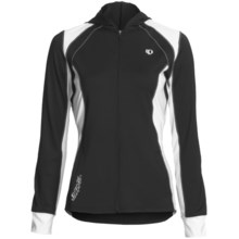 Pearl Izumi Aurora Lightweight Jacket - Hooded, Stretch (For Women) in Black/White - Closeouts