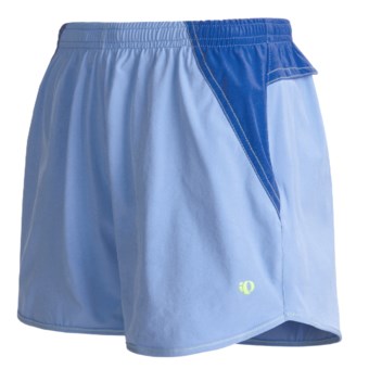 Pearl Izumi Aurora Running Shorts (For Women) in Horizon Blue/Celestial Blue