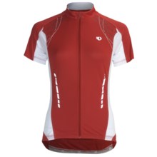 Pearl Izumi Elite Jersey - Full Zip, Short Sleeve (For Women) in True Red - Closeouts