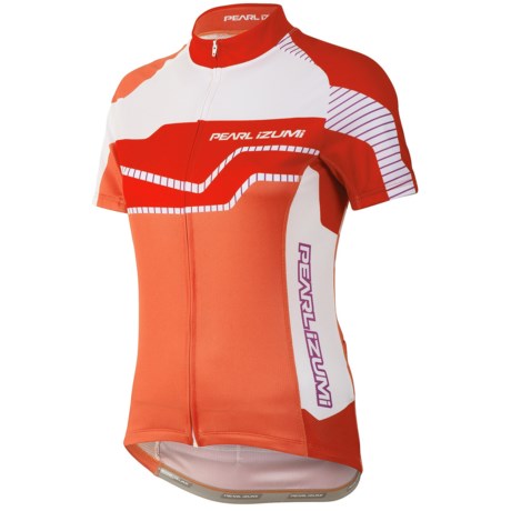 Pearl Izumi ELITE LTD Cycling Jersey UPF 40 Full Zip Short Sleeve For Women