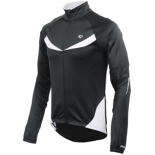 Pearl Izumi ELITE Thermal Cycling Jersey - Full Zip, Long Sleeve (For Men) in Black/White - Closeouts