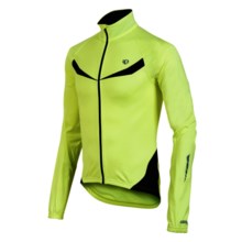 Pearl Izumi ELITE Thermal Cycling Jersey - Full Zip, Long Sleeve (For Men) in Screaming Yellow/Black - Closeouts