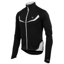 Pearl Izumi Elite Thermal Fleece Convertible Jacket (For Men) in Black/White - Closeouts