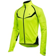 Pearl Izumi Elite Thermal Fleece Convertible Jacket (For Men) in Screaming Yellow/Black - Closeouts