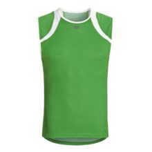 Pearl Izumi Fly Shirt - Sleeveless (For Men) in Radioactive/White - Closeouts