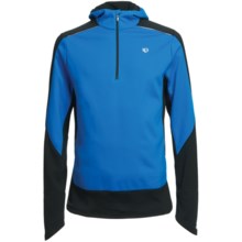 Pearl Izumi Infinity Wind Blocking Hoodie Sweatshirt - Zip Neck (For Men) in True Blue/Black - Closeouts