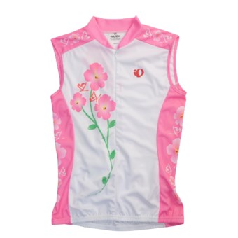 Pearl Izumi Limited Edition Cycling Jersey - Sleeveless (For Women) in Maui Flamingo