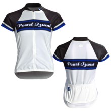 Pearl Izumi Limited Edition Cycling Jersey - Three-Quarter Zip, Short Sleeve (For Women) in Pi Classic Pacific Blue - Closeouts