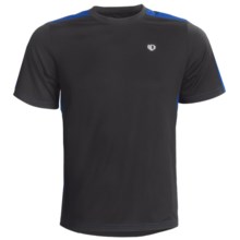 Pearl Izumi Phase Shirt - Short Sleeve (For Men) in Black/True Blue - Closeouts