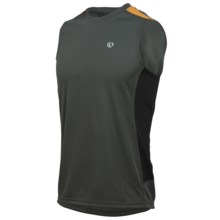 Pearl Izumi Phase Singlet Top (For Men) in Shadow Grey/Safety Orange - Closeouts