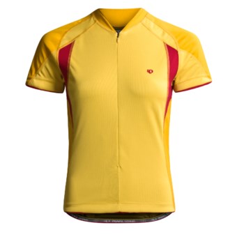 Pearl Izumi P.R.O. Cycling Jersey - Short Sleeve (For Women) in Mango/Moab