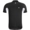 Pearl Izumi P.R.O. Octane Full-Zip Cycling Jersey - UPF 40+, Short Sleeve (For Men) in Black/White