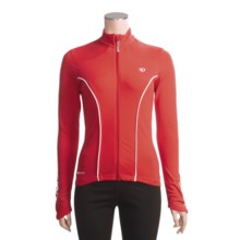 Pearl Izumi P.R.O. Thermal Cycling Jersey - Full Zip, Long Sleeve (For Women) in Cardinal - Closeouts