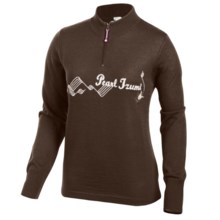 Pearl Izumi P.R.O. Woolie Cycling Jersey - Zip Neck, Long Sleeve (For Women) in Coffee - Closeouts