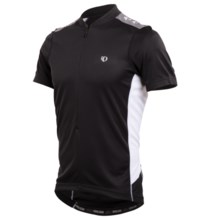 Pearl Izumi Quest Cycling Jersey - Neck Zip, Short Sleeve (For Men) in Black/White - Closeouts