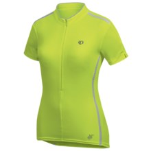 Pearl Izumi Select Cycling Jersey - UPF 40+, Zip Neck, Short Sleeve (For Women) in Screaming Yellow - Closeouts