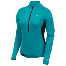 Pearl Izumi Select Cycling Jersey - Zip Neck, Long Sleeve (For Women) in Peacock - Closeouts