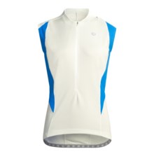 Pearl Izumi Select Cycling Jersey - Zip Neck, Short Sleeve (For Women) in White/Pacifica Blue - Closeouts