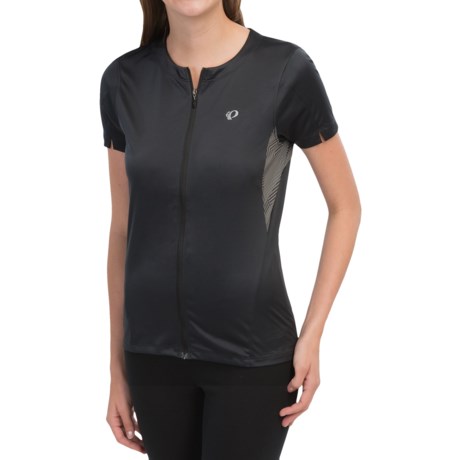Pearl Izumi SELECT Print Cycling Jersey UPF 50 Full Zip Short Sleeve For Women