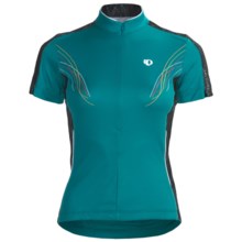 Pearl Izumi Select Print Cycling Jersey - Zip Neck, Short Sleeve (For Women) in Peacock Pinstripe - Closeouts