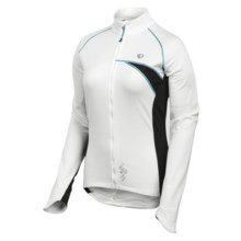 Pearl Izumi Symphony Thermal Cycling Jersey - Full Zip, Long Sleeve (For Women) in White - Closeouts