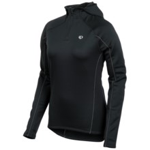 Pearl Izumi Symphony Thermal Fleece Hoodie Shirt - Zip Neck (For Women) in Black - Closeouts