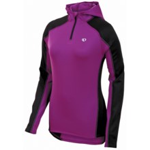 Pearl Izumi Symphony Thermal Fleece Hoodie Shirt - Zip Neck (For Women) in Orchid - Closeouts